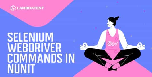 Selenium WebDriver Commands
