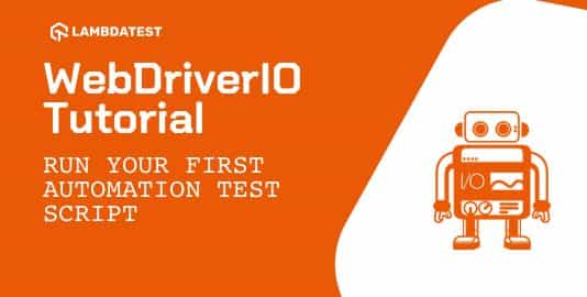 WebDriverIO Tutorial