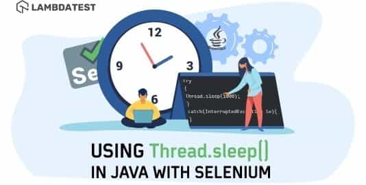 using thread.sleep() in java with selenium 3